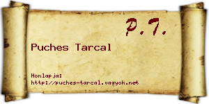 Puches Tarcal névjegykártya